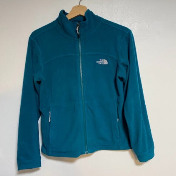 The North Face Women's Teal Fleece Full-Zip Jacket Size Medium - Picture 2 of 13